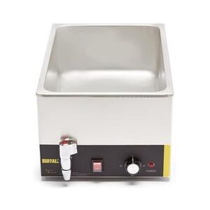 Buffalo Bain Marie mit Ablaufhahn