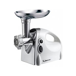 Topmatic MG-1200.3 Weiss elektrischer Fleischwolf 1200W Edelstahl Rückwärtslauf Sicherheitsschalter