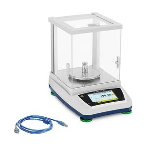 Steinberg Systems Präzisionswaage - 600 g / 0,01 g - Ø 115 mm - Touch-LCD - großer Glaswindschutz