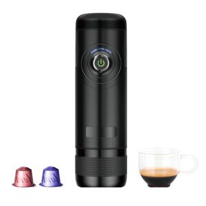 Dreiklang - Be Smart Tragbare Espressomaschine Mit Wiederaufladbaren Akku - Akzeptabel Schwarz