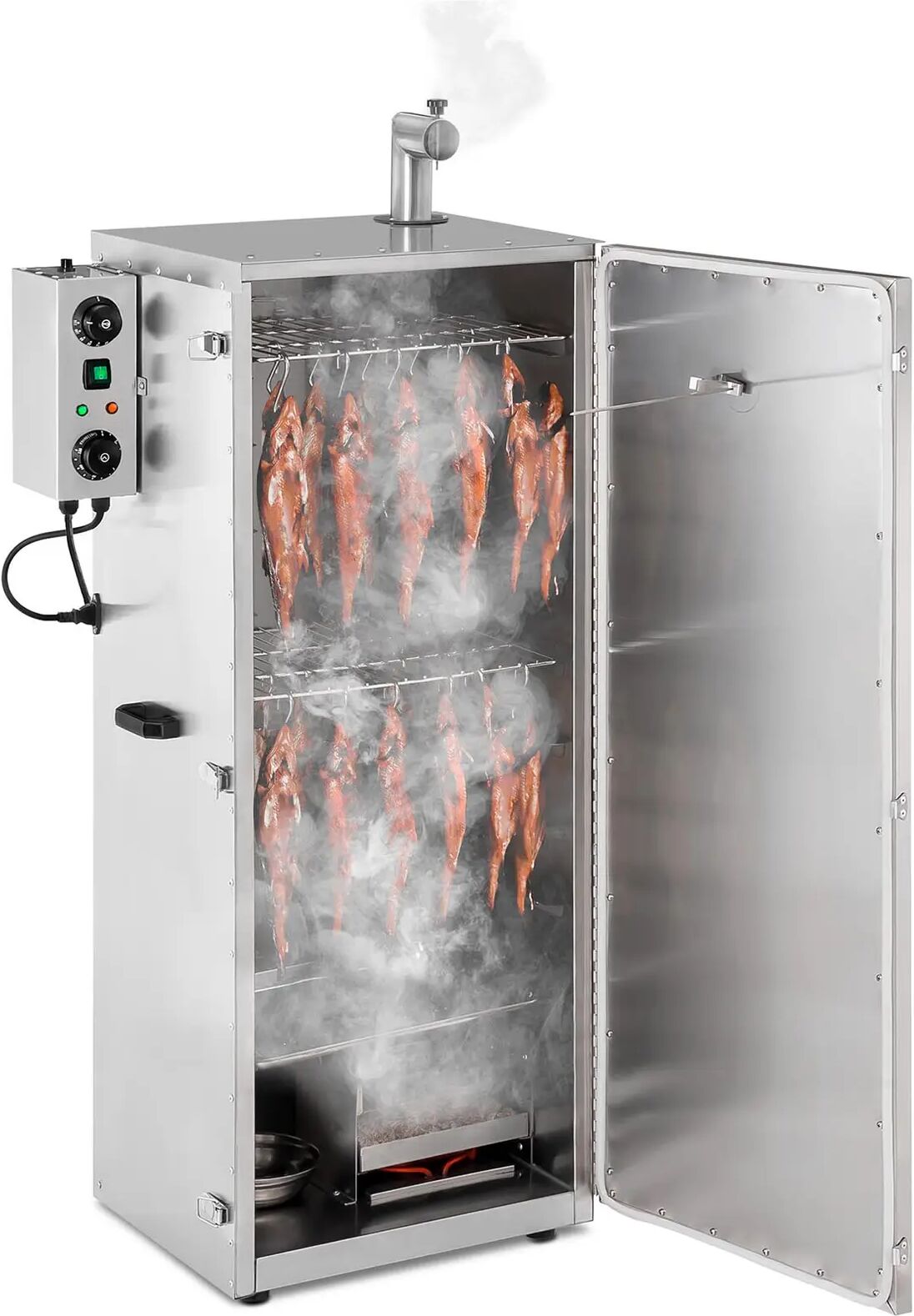 Royal Catering Forno affumicatore - 147 L - 8 griglie RC-FS1300