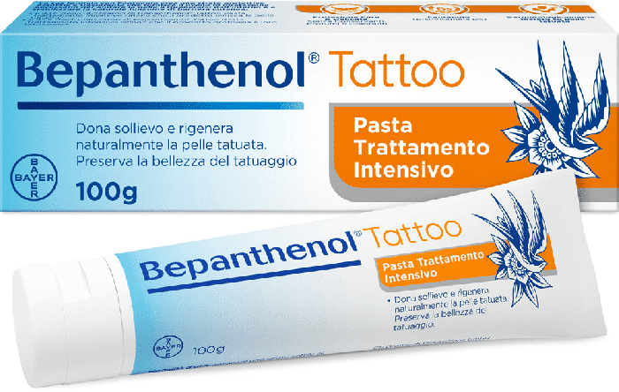 BEPANTHENOL tattoo pasta trattamento intensivo