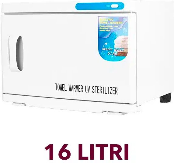 Sterilizzatore Scaldasalviette asciugamani 16 LITRI SCALDA ASCIUGAMANI hot cabinet bianco o nero