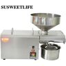 SUSWEETLIFE Presser de óleo de aço inoxidável da máquina elétrica do extrator de óleo da máquina 220v/110v s8 da