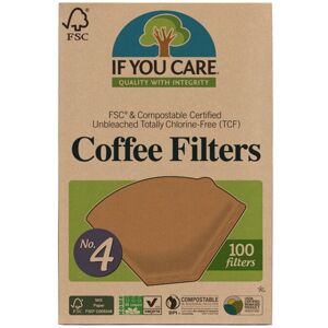 If You Care Kaffefilter No. 4 100 st