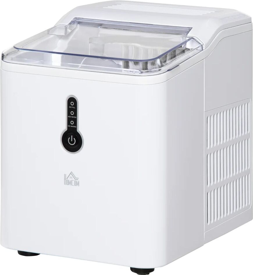 HOMCOM 1.5L Ice Maker Machine white 28.3 H x 22.4 W x 30.8 D cm