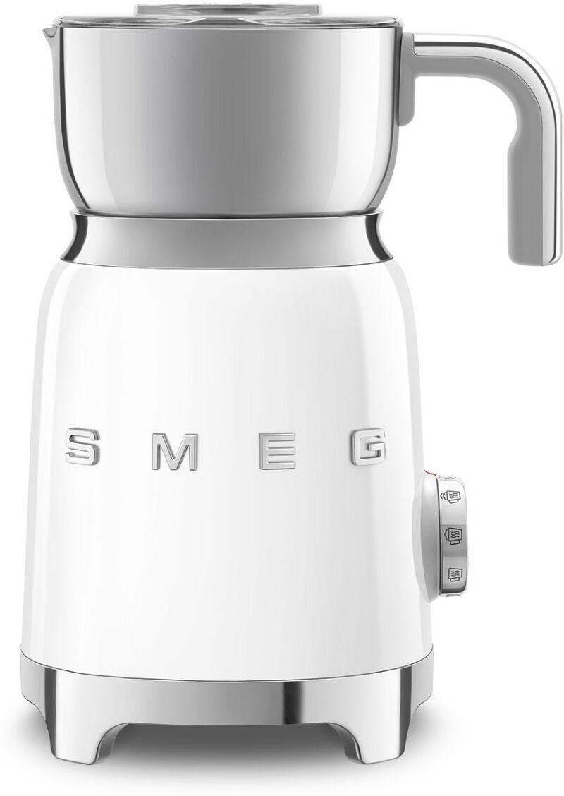 Smeg MFF11WHUK 50s Retro Design Milk Frother in White with Tritan TM Renew