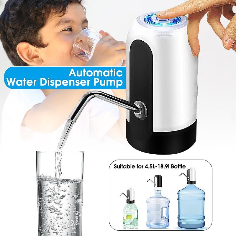 Dream Is Great Portable USB Charge Electric Water Dispenser Gallon Drinking Bottle Switch Smart Wireless Water Pump Water Treatment Appliances