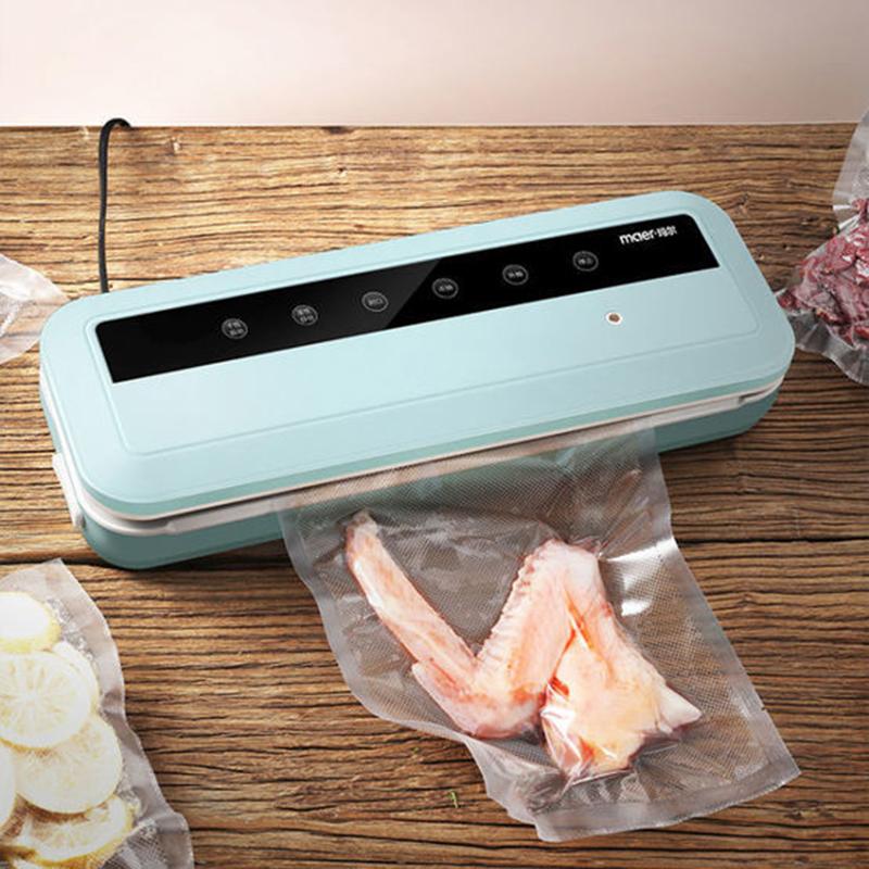 A MIJIA Home Vacuum Sealer 10Pcs Bags for Free Automatic Commercial Household Food Vacuum Sealer Packaging Machine