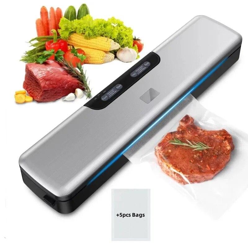 yuyongzhi Vacuum Sealer 70Kpa Food Sealer Machines Automatic Household Vacuum Food Sealing Packaging Machine Air Sealing System for Dry & Moist Food Storage