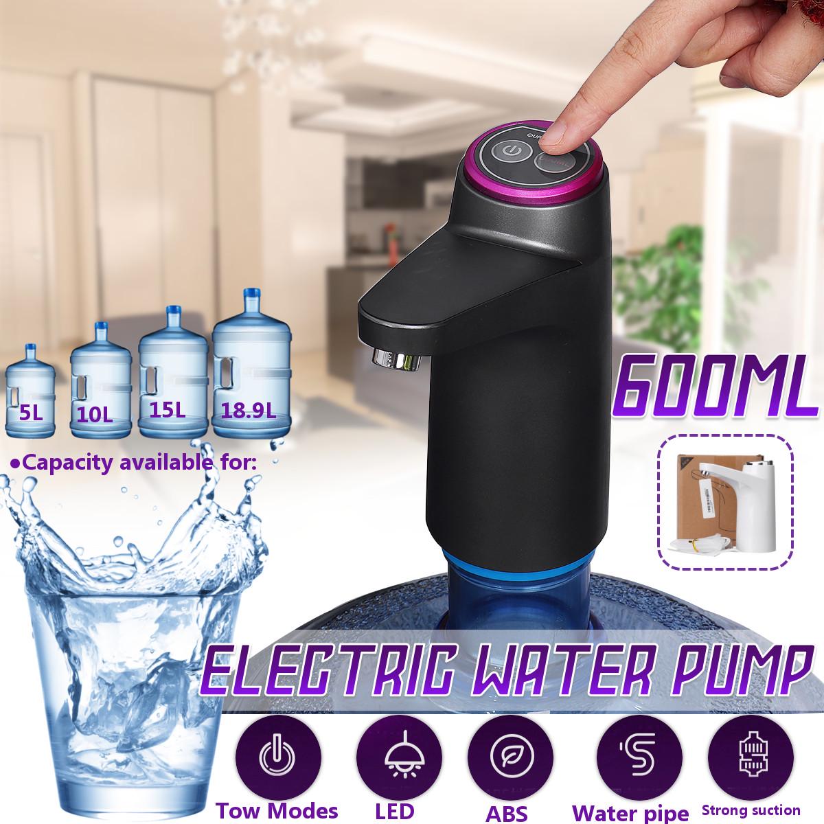 17KM-Hairpin Auto Portable USB Wireless Electric Water Pump Bottle Dispenser Absorber Smart Touch Household Gallon Drinking Bottle Switch Silent Charging Touch