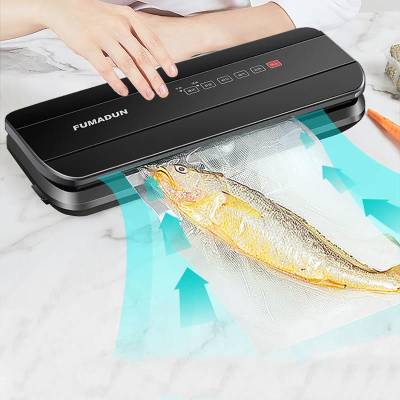 A MIJIA Home Vacuum Sealer Food Packaging Machine Easy To Use Fresh-keeping Machine Vacuuming Small Household or Commercial Packaging Machine