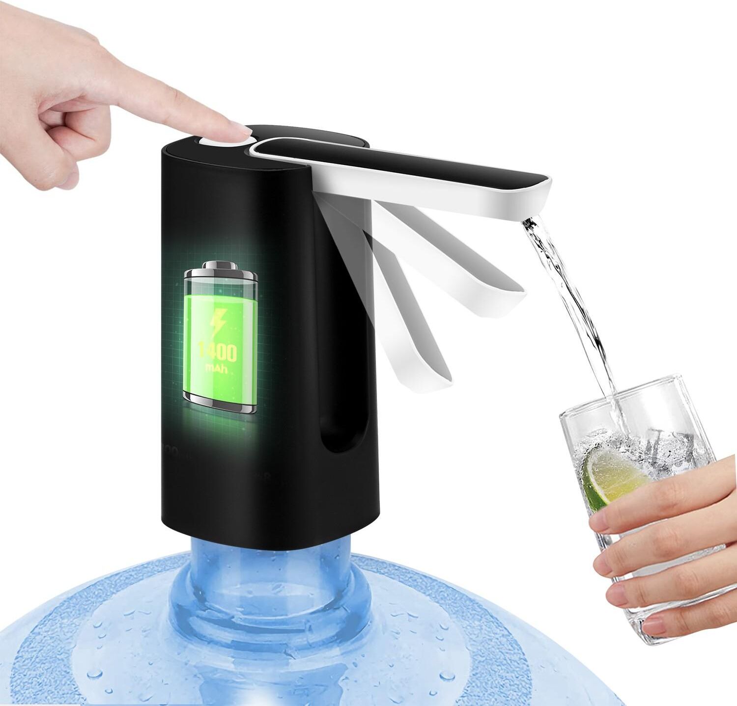 VIGO Household Automatic Electric Water Pump USB Charging Dispenser Gallon Bottle Drinking Switch For Water Pumping Device