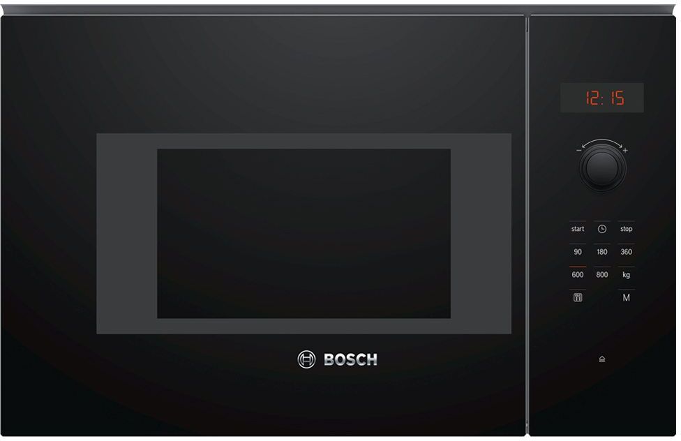 Bosch BFL523MB0B Series 4 Built In Microwave For Wall Unit - BLACK