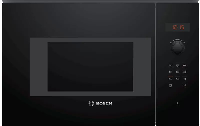 Bosch BFL523MB0B 60cm Black Built-In Microwave - Black