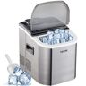 VEVOR 110V Portable Ice Maker Countertop 40 LBS in 24 Hours, Ice Maker Machine with Ice Scoop and Basket,Counter Top Ice Maker Machine Compact and Self Cleaning for Home/Kitchen/Office (Sliver)