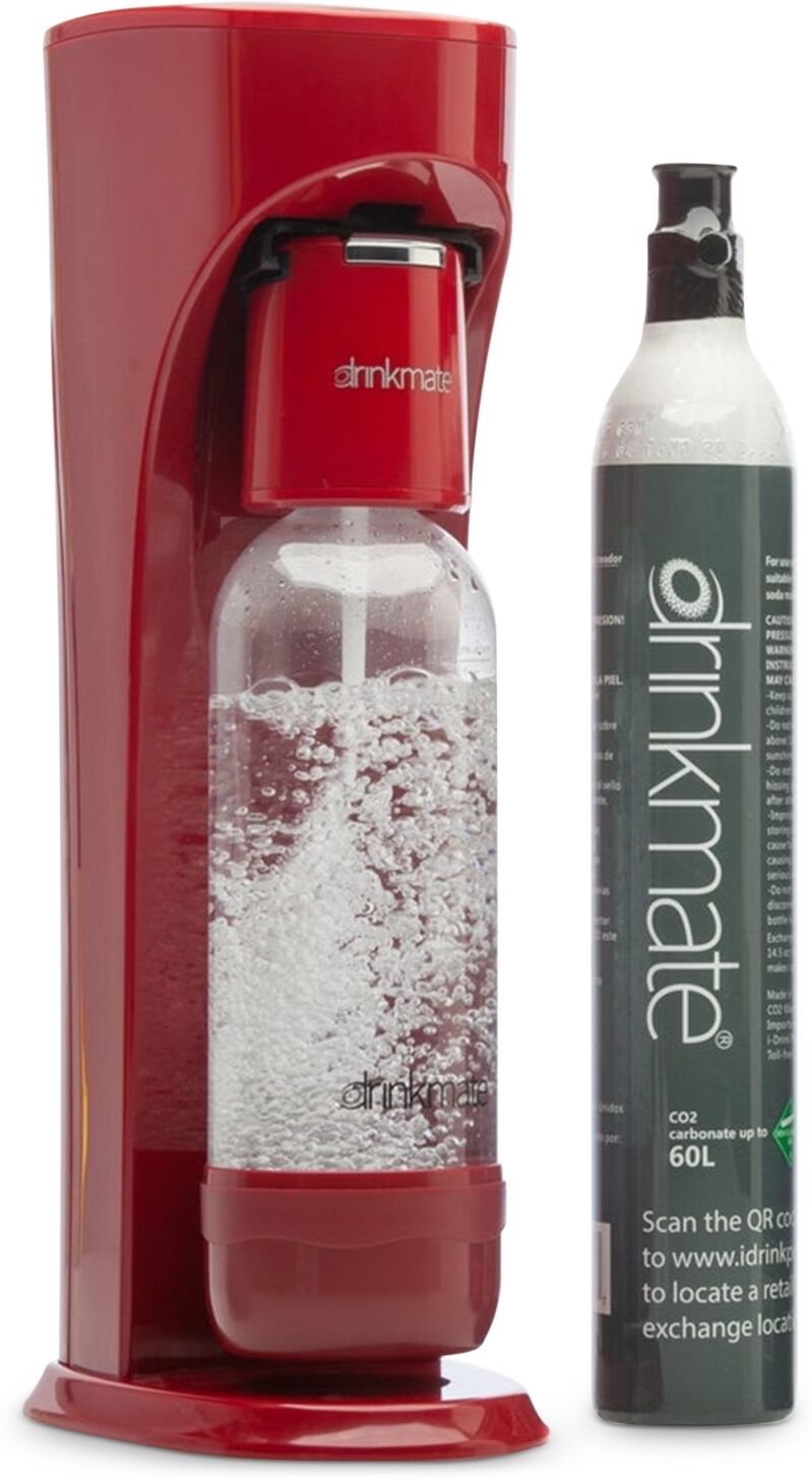 Drinkmate Home Soda-Maker Kit - Royal Red