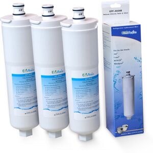 3x Cuno 3M CS-52 Wasserfilter Bosch Kühlschrank kompatibel, EcoAqua EFF-6026B