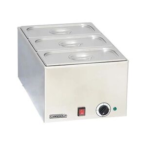 Casselin Bain marie inox avec 3 bacs gn 1/3 CBM3 - Publicité