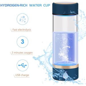 TOMTOP JMS 420ml Portable Hydrogen-Rich Water Generator Bottle Rechargeable Hydrogen Water Bottle Glass Cup