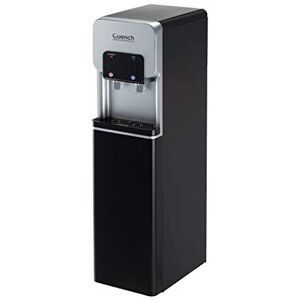 Quench Water Cooler/Heater - Hot & Cold Water Dispenser Freestanding Mains Fed Unit Suitable for Commercial Use (Dispenser Only, Black)