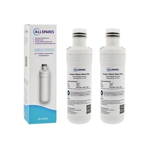 Allspares Lot de 2 Filtres à eau pour réfrigérateur compatible avec LG LT1000P / AGF80300704 / AGF80300705 - Publicité