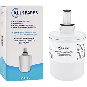 AllSpares Filtre à Eau pour Réfrigérateur Compatible avec Samsung Aqua Pure Plus Samsung DA29-00003F / DA97-06137A-B / HAFIN1/EXP / HAFIN2/EXP - Publicité