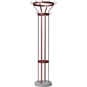 Massproductions Marcel Coat Stand - Floor Standing, Wine Red