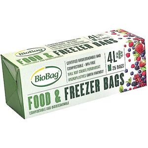 BioBag 182287 Freezer bags, compostable, Clear