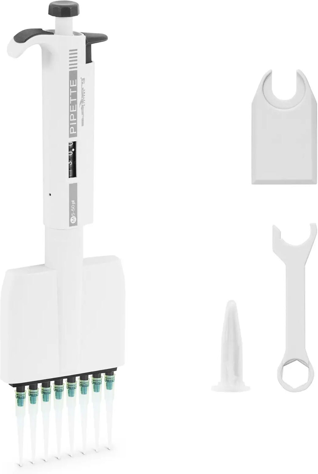 Steinberg Systems Mehrkanalpipette - für 8 Spitzen - 5 - 50 μl SBS-LAB-122