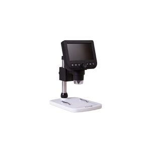 Levenhuk DTX 350 LCD, Digitalt mikroskop, Sort, Hvid, Plast, LCD, 10,9 cm (4.3), MicroSD (TransFlash)