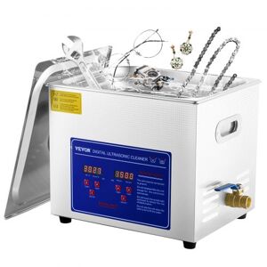 Machine de nettoyage à ultrasons professionnelle - Nettoyeur électronique  de bijoux en argent pour lunettes / prothèses dentaires / bague en diamant  - avec réservoir en acier inoxydable pour retenue