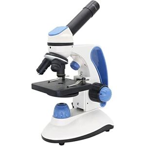 JUIYU Kit d'accessoires pour microsc 4 0x-2000x Microscope monoculaire, avec des lumières supérieures/inférieures réglables LED Éclairage Lames de Microscope (Color : Set 1) - Publicité