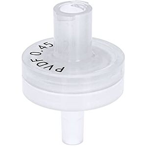 GVS Filter Technology, Syringe Filter, ABLUO, 13mm, PVDF Membrane, 0.45µm, PP Housing, 10/pk GVS Filter Technology, Syringe Filter, ABLUO, 13mm, PVDF Membrane, 0.45µm, PP Housing, 10/pk