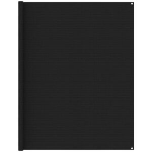 VidaXL Tapis de tente 250x250 cm Noir