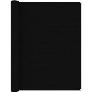 VidaXL Tapis de tente 250x500 cm Noir