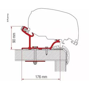 Fiamma Adapter For Carthago Malibu F65l Og F80s