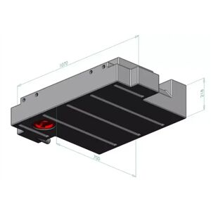 Spillvannstank 100l For Mb Sprinter Fra Montering Bak Bakakselen