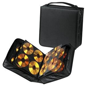 hama 304er CD-/DVD-Tasche Wallet schwarz, 1 St.