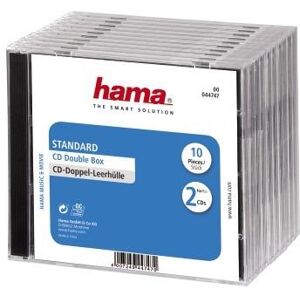 Hama CD Box 10 Pack 2CD Cover Forseglet