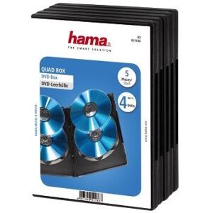 Hama DVD Quad Box 4DVD Sort 5 Pack