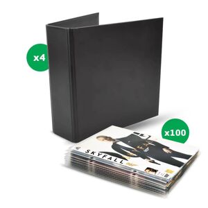 3L DVD sampak - 100 Single DVD Lommer, 4 DVD Mapper