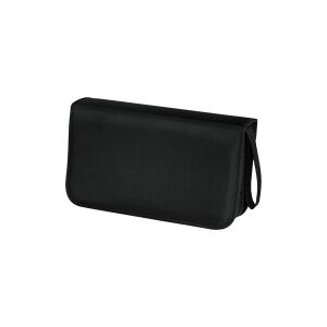 Hama CD Wallet 80 - Omslag til CD/DVD disks - 80 disks - nylon - sort