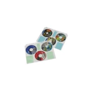 Hama CD-ROM Index Sleeves, 10 diske, Transparent, Plastik