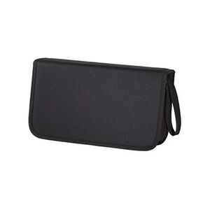 Hama CD/DVD Nylon Wallet 104 - Portefeuille pour disques CD/DVD - 104 disques - Nylon 600D - noir, bleu - Publicité