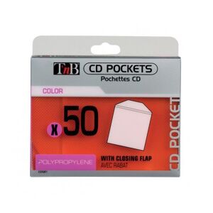 TNB Pack de 50 pochettes T'nB CDS01 pour CD - Publicité