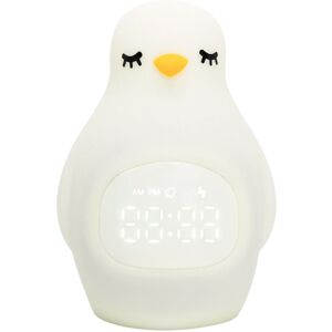 XUIGORT Alarm clock night light cartoon penguin silicone alarm clock light