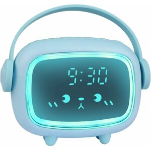 Pesce - Digital Children's Alarm Clock Children's Alarm Clock Light Up for Girls Boys Digital Clock Angel Night Light led Alarm Clock with Light