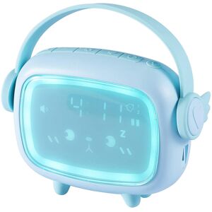 PESCE Kids Alarm Clock for Girls Bedroom Ok to Wake,Children's Sleep Trainer,Wake Up Light & Night Light light blue