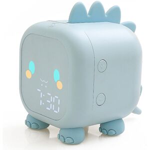 PESCE Kids Dinosaur Alarm Clock Alarm Clocks with Light Digital Alarm Clock for Kids Children blue